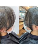 小顔顔周りカット