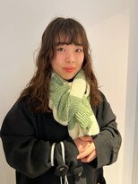 ナループロアツム(Nalu pu loa Tsum)&nbsp;ロングウェーブ/ゆるめパーマ/ウェーブパーマ/前髪S字カール