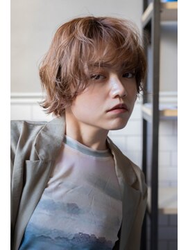 フェンヘアーアイス 中目黒(Fen.hair ici) 20代30代40代くせ毛風パーマ丸みショート小顔カット抜け感