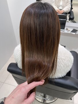 アンテイク(ANTEQUE) ナチュラルブラウン／前髪カット／髪質改善／妙典