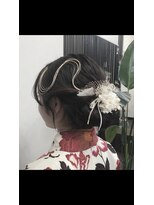 アムールヘアー 水引きヘアセット