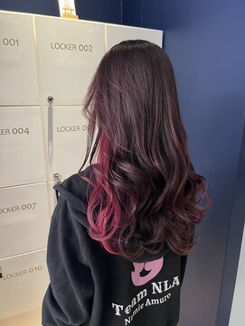 コワファースト 大分(COIFF1RST) インナーカラー！ピンクバイオレット