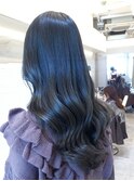 ダークブルージュ×ロングレイヤーカット