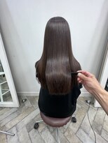 イントゥヘア(into hair)&nbsp;20代/30代40代毛先カール×レイヤーカットセミロング　 武蔵小杉