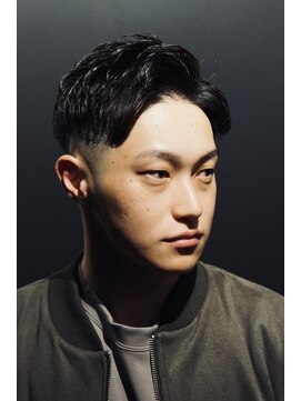 銀座 シノ 本店(shino) 【ニュアンスパーマ】フェード ビジネススタイル 銀座 理容室