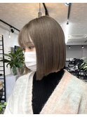 ボブ/ミニボブ/切りっぱなしボブ/外ハネ/外ハネボブ/前下がり