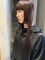 フェンヘアーアイス 中目黒(Fen.hair ici)&nbsp;顔まわりデザインカットロング20代30代40代◎髪質再整カラー