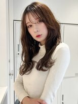 ロンドイディールバンダイ 新潟万代(Lond ideal) レイヤーカットウェットヘア×ブリーチなしダブルカラー×新潟