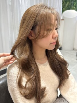 ビューブルー 亀戸錦糸町(VIEW BLUE) ◎美髪カールピンクブラウンエアリーロング似合わせ前髪