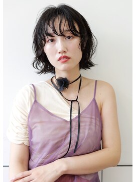 エマエコル(Emma ecole) Emma ecole ボブ/ナチュラルパーマ/顔まわりカット/ボブヘア