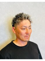 スター(STAR)&nbsp;大人気★/ホワイトメッシュ/ハイライト/メンズカット/メンズ