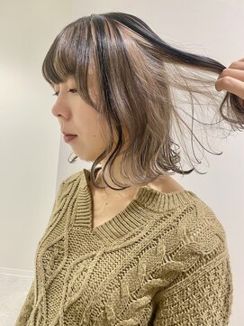 ケンジ 横浜(KENJE) デザインカラー/ミルクティーカラー/ダブルカラー/横浜