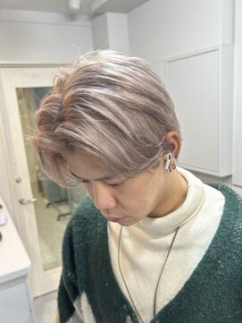 シェイロ(Cielro) 【メンズホワイトミルクティー/ブリーチ】SAKI