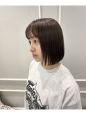 (銀座) ミニボブ ラベンダーグレージュ