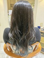 ヘアサロン ビビット 久宝寺店(VIVIT) グラデーションカラーBLUE SAPPHIRE