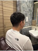 20代30代刈り上げ爽やかイケメンアイロンパーマ