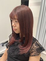 ルシアス(Luciaz)&nbsp;レディース,レイヤースタイル×ピンクブラウン