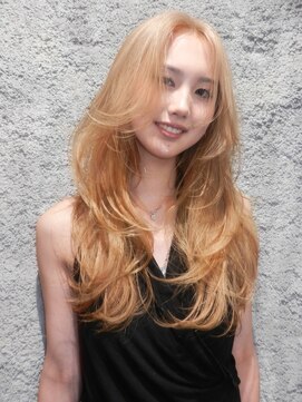 ブロック ジャポン(bloc japon) blonde beige/layer cut 抜きっぱなしブロンド レイヤーカット