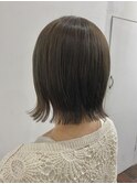 外ハネ×ミニボブ/アッシュブラック/ニュアンスカラー 20代30代