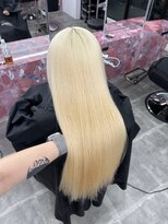 ペレ 栄店(PELE) くびれヘア/アプリコットオレンジ/夏のヘアアレンジ/栄