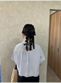 ツイン編み下ろし