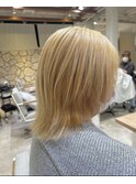 【Hairate本川越】シャイニーブロンド