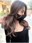 ハイライトバレイヤージュダブルカラーケアブリーチ20代30代