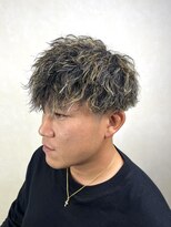 ヘアー ル シェーヌ ワンセカンド(hair le chene 1/2)&nbsp;メンズツイスト金メッシュ/メンズパーマメッシュ