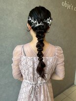 オブジェ シエル(obje't ciel)&nbsp;【obje't ciel】似合わせヘアセット/ポニーテール【佐藤早希】