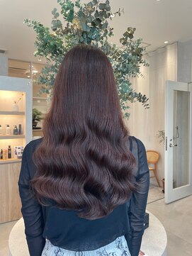 リュドール 名駅(Rue D'or) ピンクブラウン×デジタルパーマ