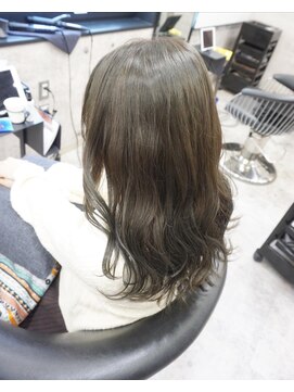 ヘアテリア リュウ 大塚(hair teria ryu) ミディアムレイヤー/オリーブブラウン