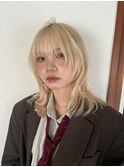 レイヤー×ホワイトブロンド