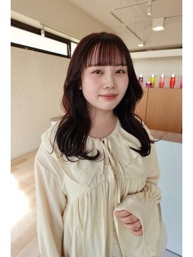 ゲリール ヘア プラス ケア(guerir hair+care) 【guerir hair +care】ピンクブラウン×レイヤーカット