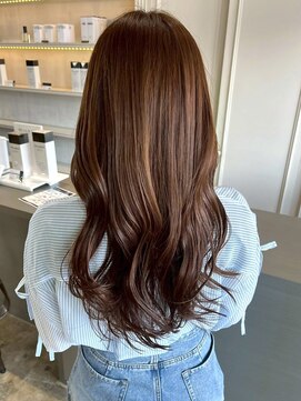 セプト 天神大名(SEPT.) ミルクティーベージュ 髪質改善 巻き髪ロング 韓国風 20代