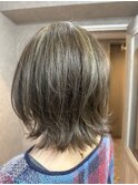 外ハネヘアスタイル