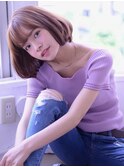 ナチュラルワンレンボブ【PREGO】
