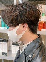 バイフィフス 原宿/表参道(by fifth)&nbsp;ニュアンスパーマスパイラルパーマツーブロックメンズヘア