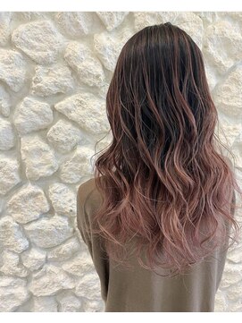 モアナ バイ ヘッドライト 沖縄豊見城店(Moana by HEADLIGHT) Moana【豊見城】グラデーションカラー#ピンクベージュ