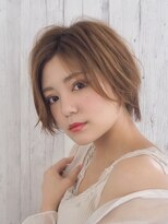 リアイス(Re:ICE) ミニウルフ/くすみブルー/流れるレイヤー/インナーハイライト