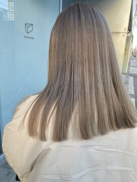 スガタ(SUGATA) 1回ブリーチでミルクティーベージュ