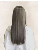 アース 東戸塚店(HAIR & MAKE EARTH) 20代30代大人可愛い髪質改善グレージュストレートロング透明感