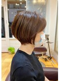 丸みショートボブ