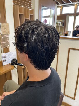 スウィートテラス 読谷村大湾店 ニュアンスパーマ メンズカット