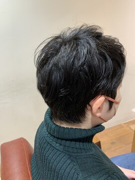 美容室 アイディー i-dee ショートパーマ風アレンジ