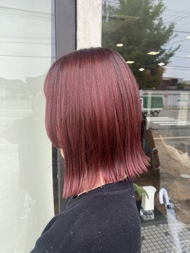 アンフルール(Un Fleur) ブリーチなしピンクカラー