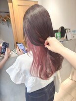 テトラ バイ ネオリーブ 横浜西口店(tetra by neolive)&nbsp;柔らかピンクブラウン【横浜/横浜駅】