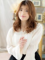 カバーヘア ブリス 川口(COVER HAIR bliss)&nbsp;細めハイライトS字カールゆるふわセミディa川口20代30代40代