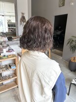 ムーンヘアー(moon hair) 強めカールでパーマ