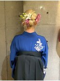 【stylist macoto】ヘアセット着付け袴アレンジ卒業式ヘア