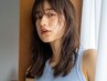【ご新規】カット+質感再整カラー+トリートメント　￥15000→￥13000